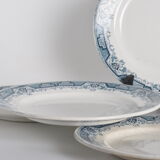 Assiettes plates terre de fer