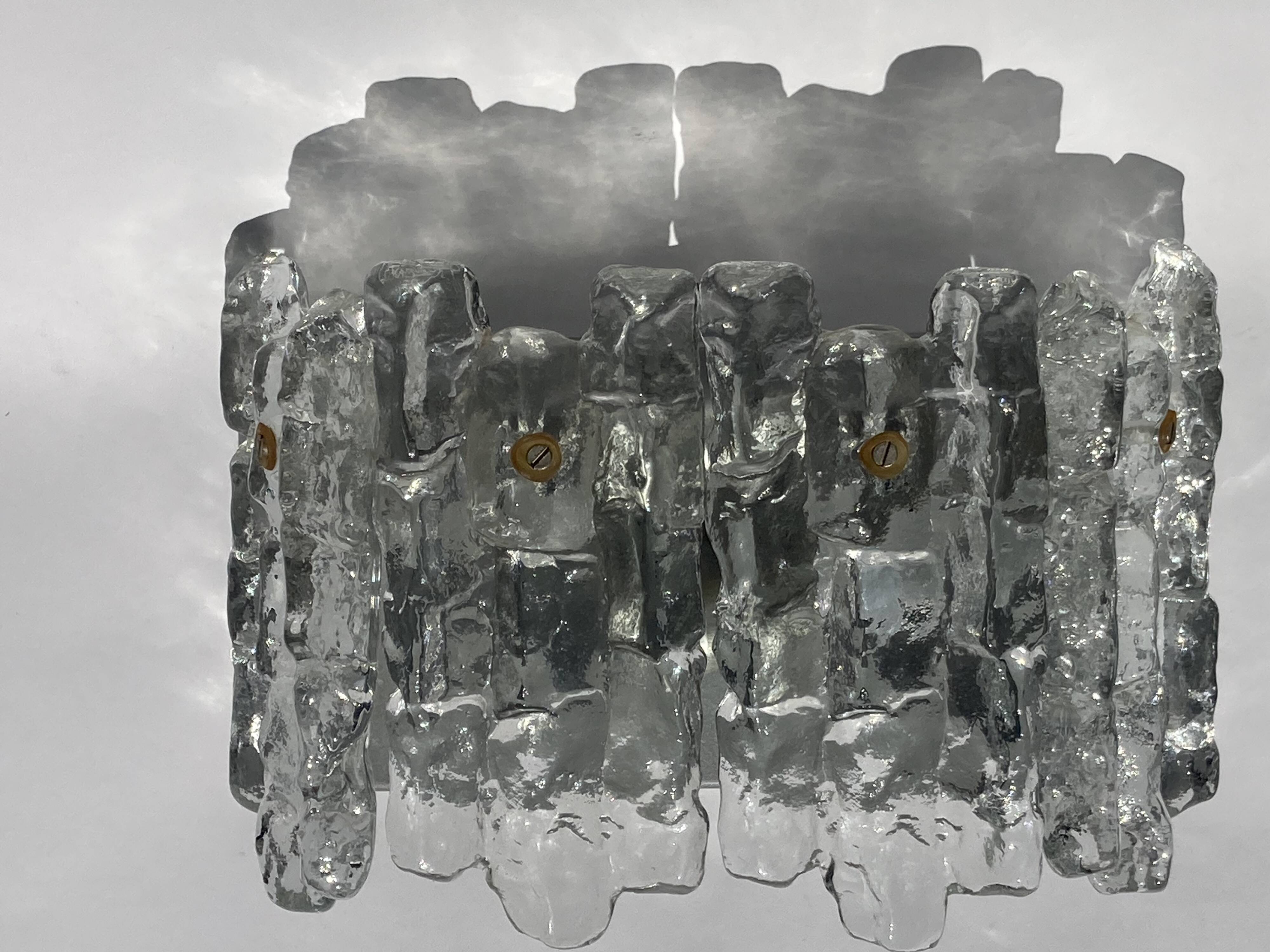 Kalmar Murano glass wall sconces