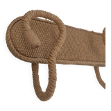 Rope coat rack
