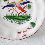 Antique plate made and hand painted from the 18th century