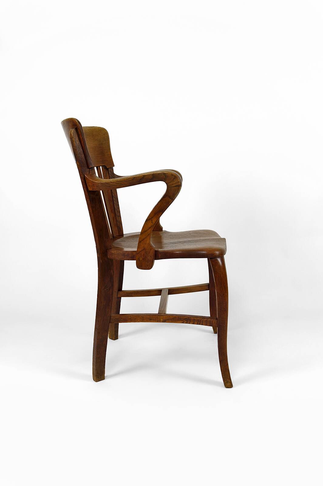 American oak office armchair, USA, circa 1900