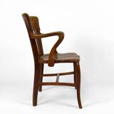 American oak office armchair, USA, circa 1900