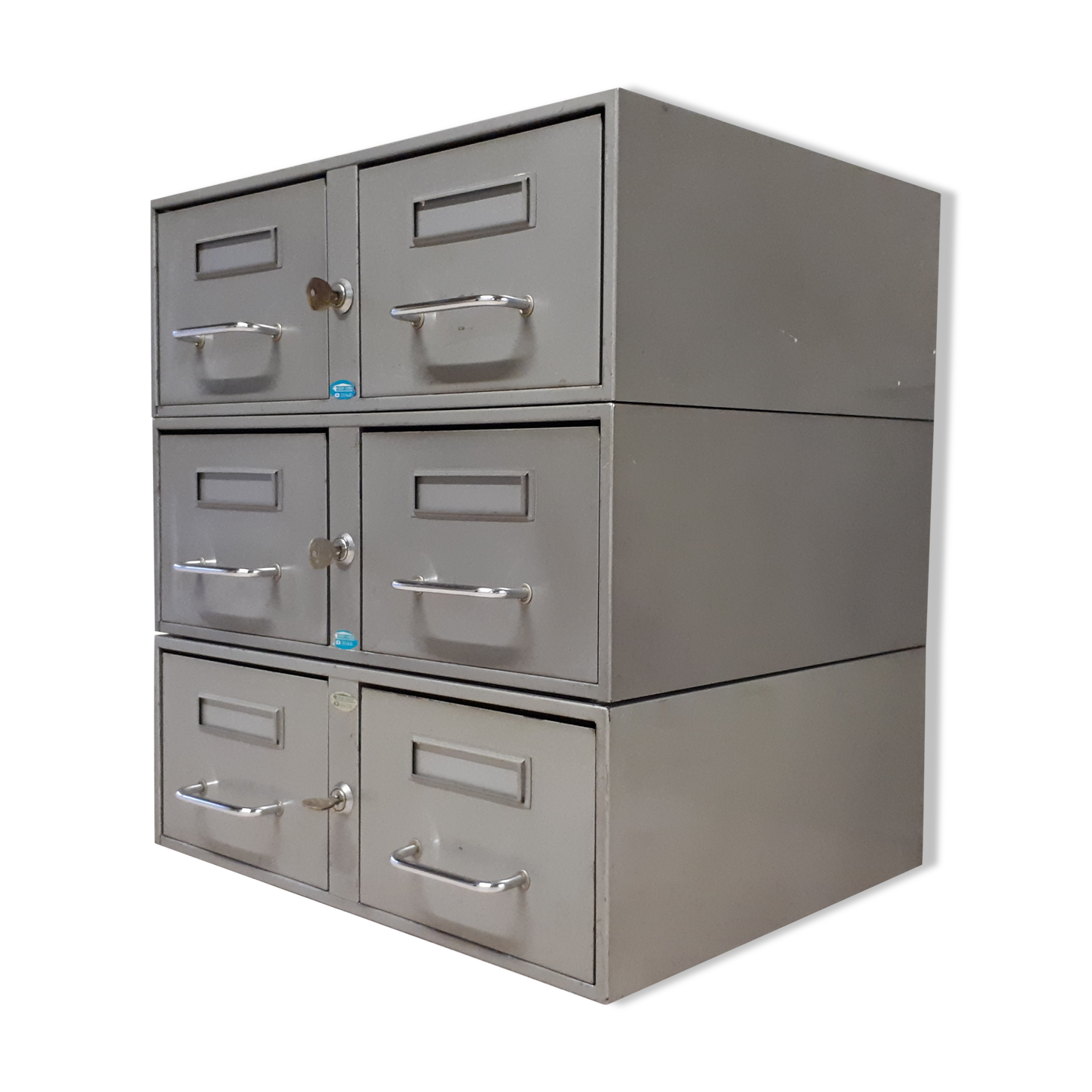 Étagère De Rangement à 5 Niveaux Bleu Acier Et Bois Ingénierie