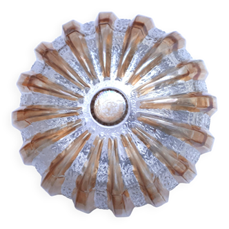 Typical 70s vintage ceiling light, sun