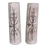 Salt and pepper shakers, vintage ceramic Galerie PALISSY Vallauris