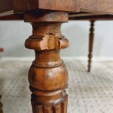 Antique table desk table dining table walnut 72x120 cm