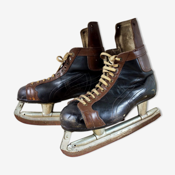 Pair of retro ice skates