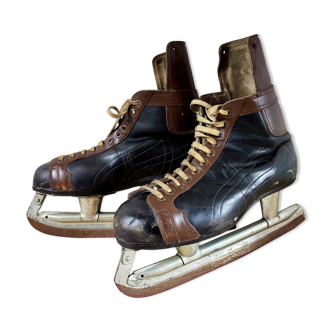 Pair of retro ice skates