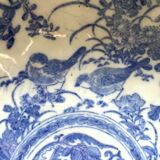 Chinese porcelain plate inspired by the blue family, late nineteenth early twentieth century