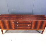 Enfilade en placage de palissandre, années 1960