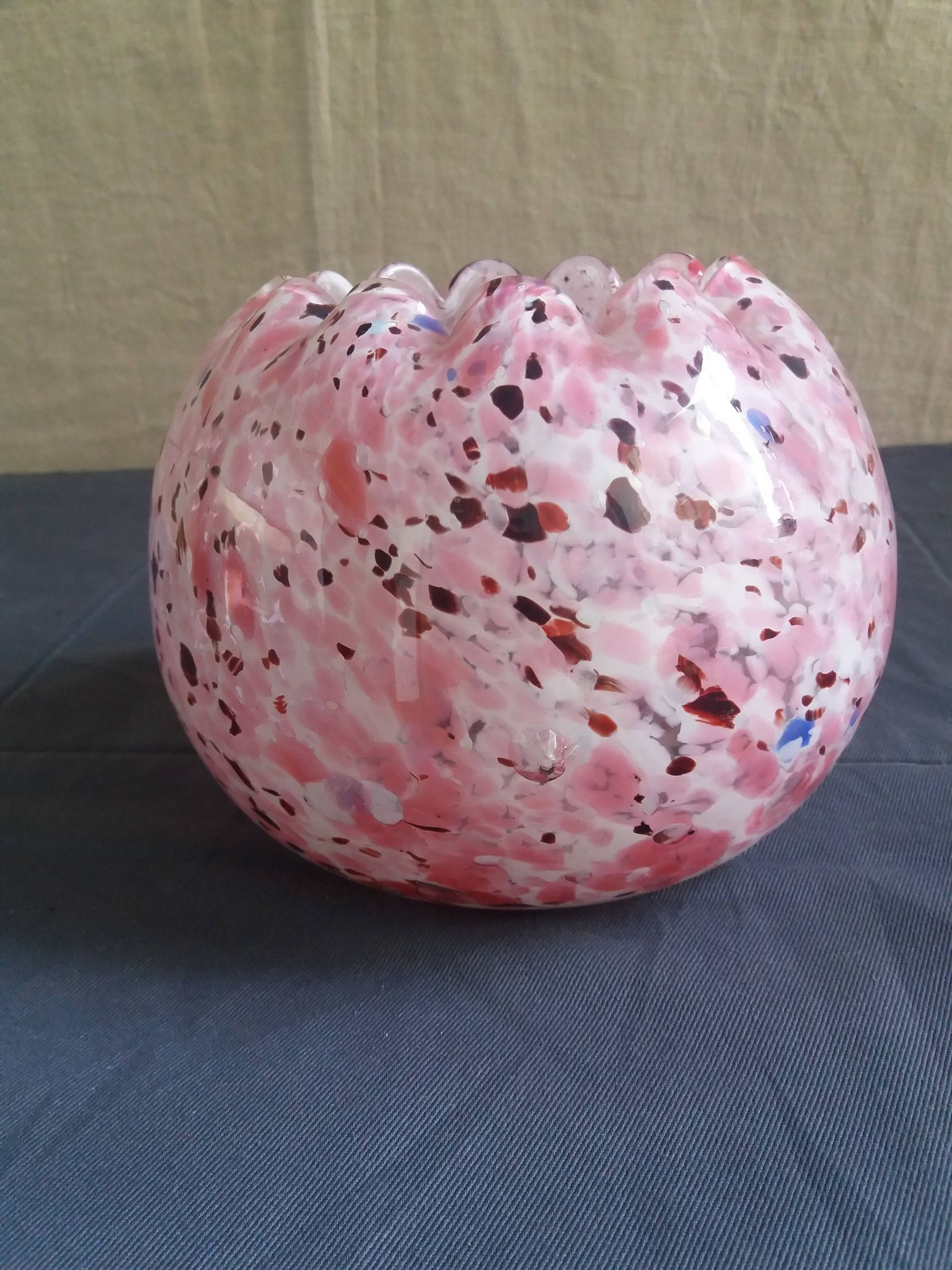 Vase en verrerie de clichy
