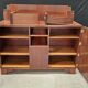 Art Deco buffet by Saddier & Fils in solid rosewood and veneer.