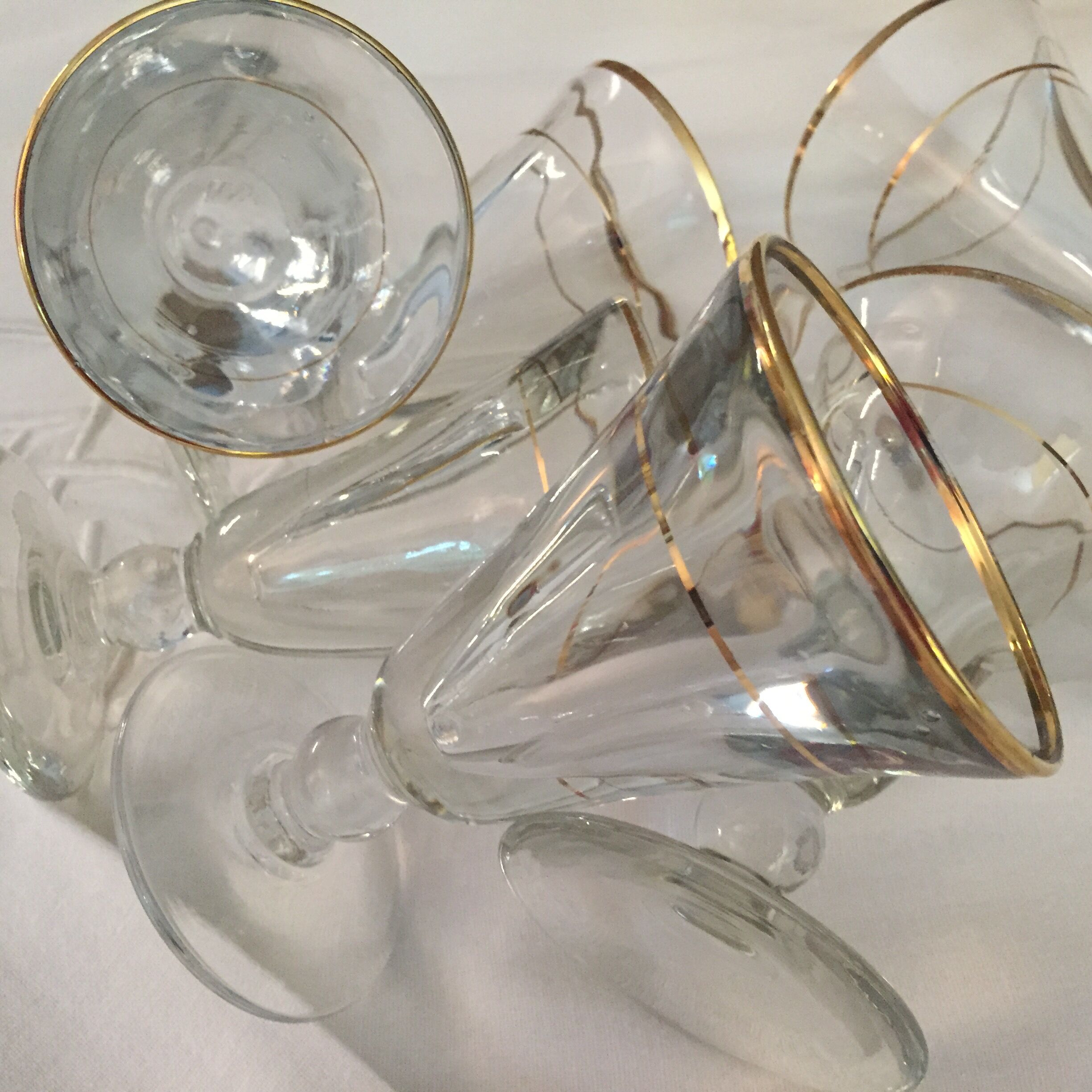 Set of 6 vintage glasses