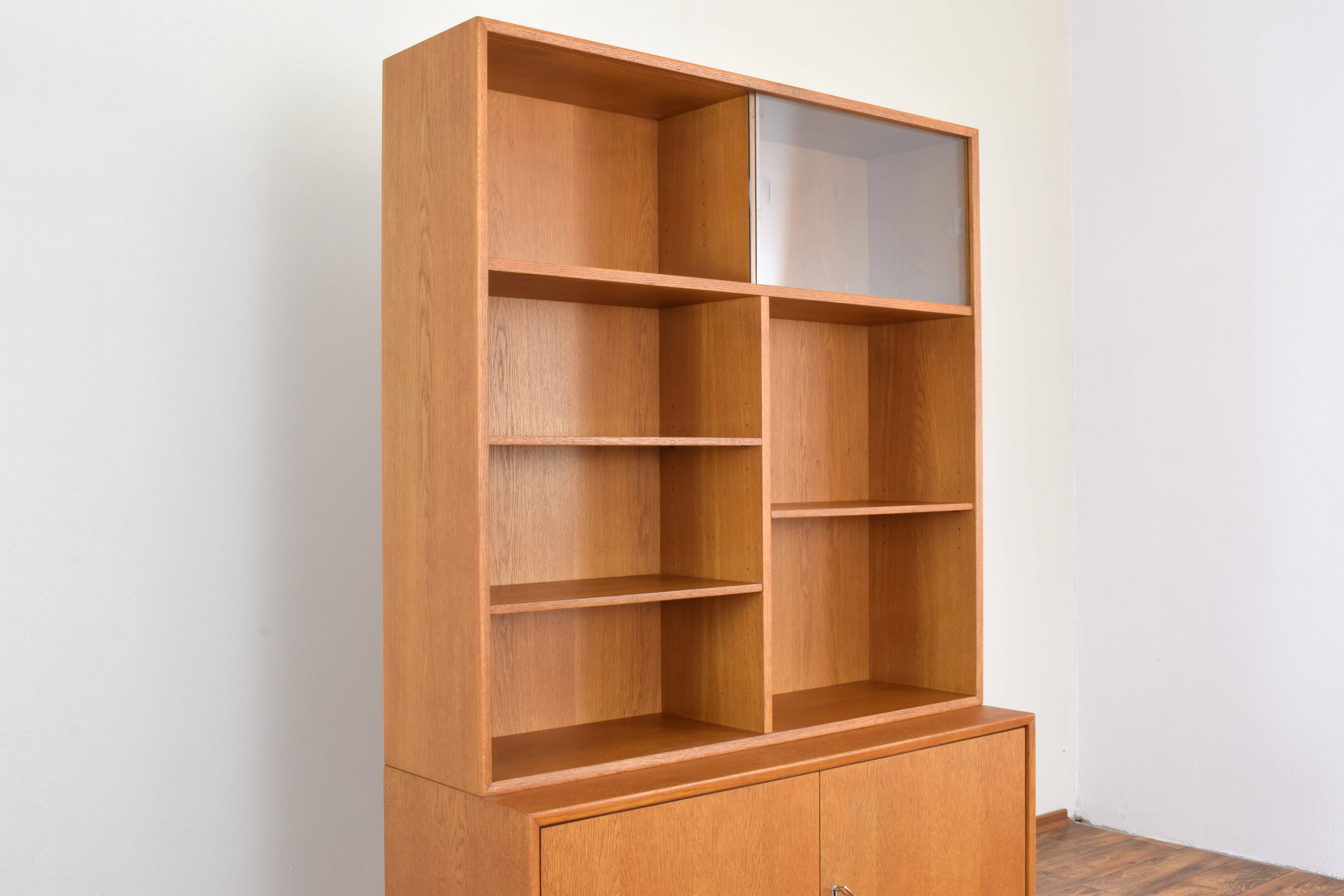 Mid-Century Oak Cabinet by M. Grabiński for Ikea, 1960s