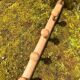 Antique coat rack in turned wood, 5 hooks