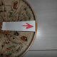 Hand decorated terracotta plate