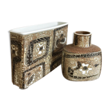Ceramic vases by Nils Thorsson for Royal Copenhagen Denmark 1960s