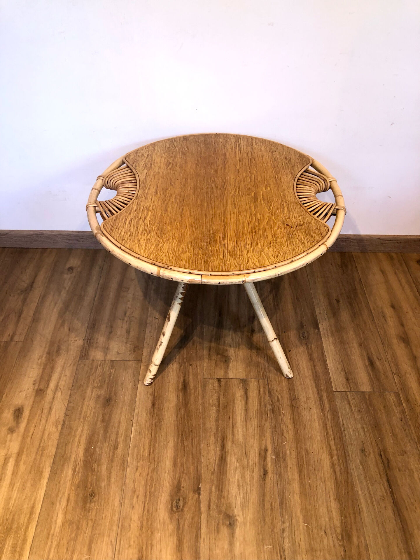 Rattan coffee table