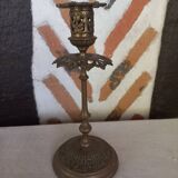 Antique brass candlestick