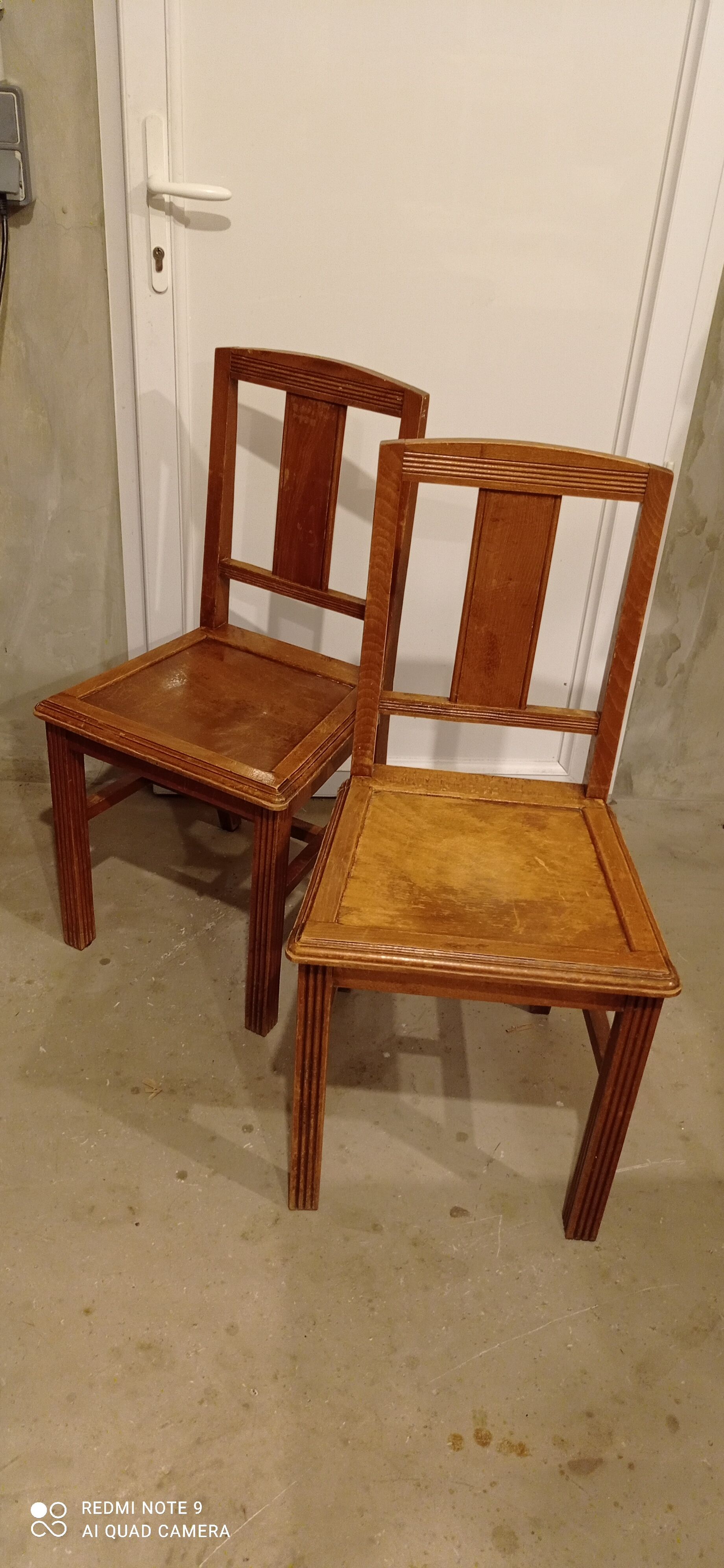 Pair of art deco chairs