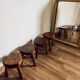 Set of 4 low stools