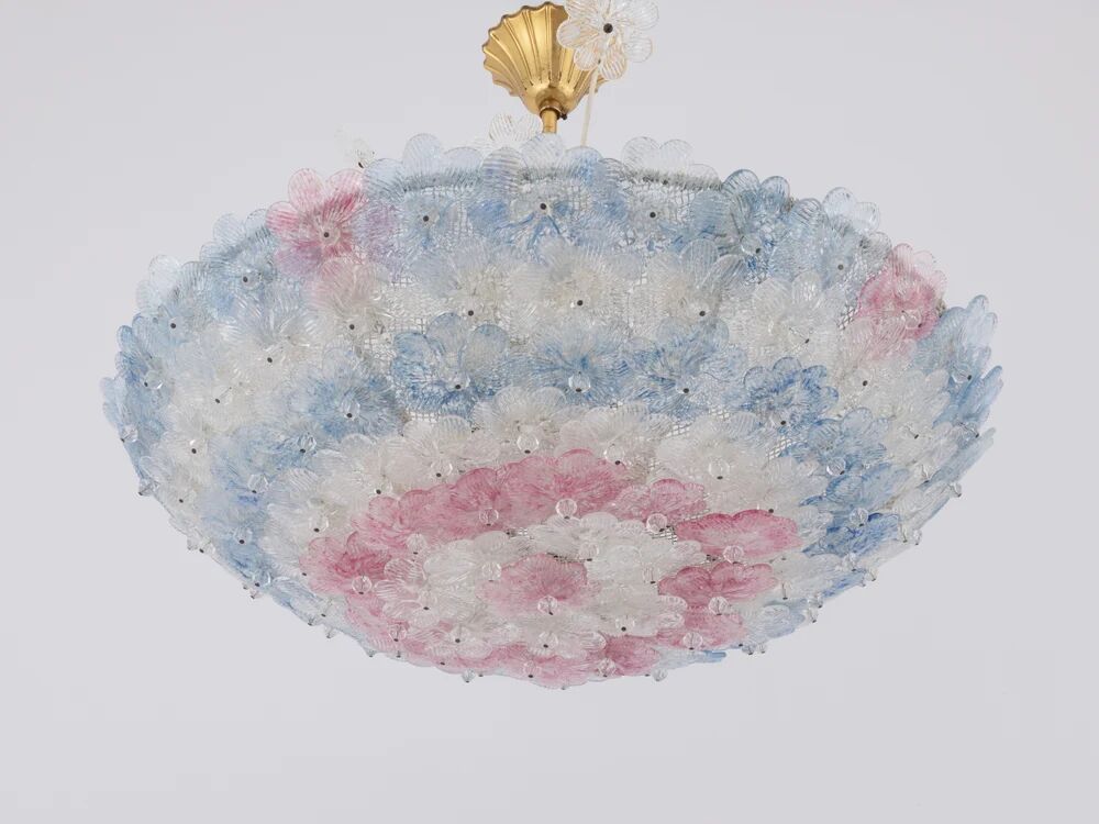 Murano glass floral Barovier & Toso flower chandelier