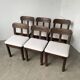 Set of 6 brutalist chairs from the 1940s