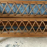 Old vintage braces bed