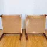 Pair of teak chairs