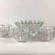 Crystal fruit salad set