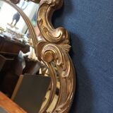 Console with mirror