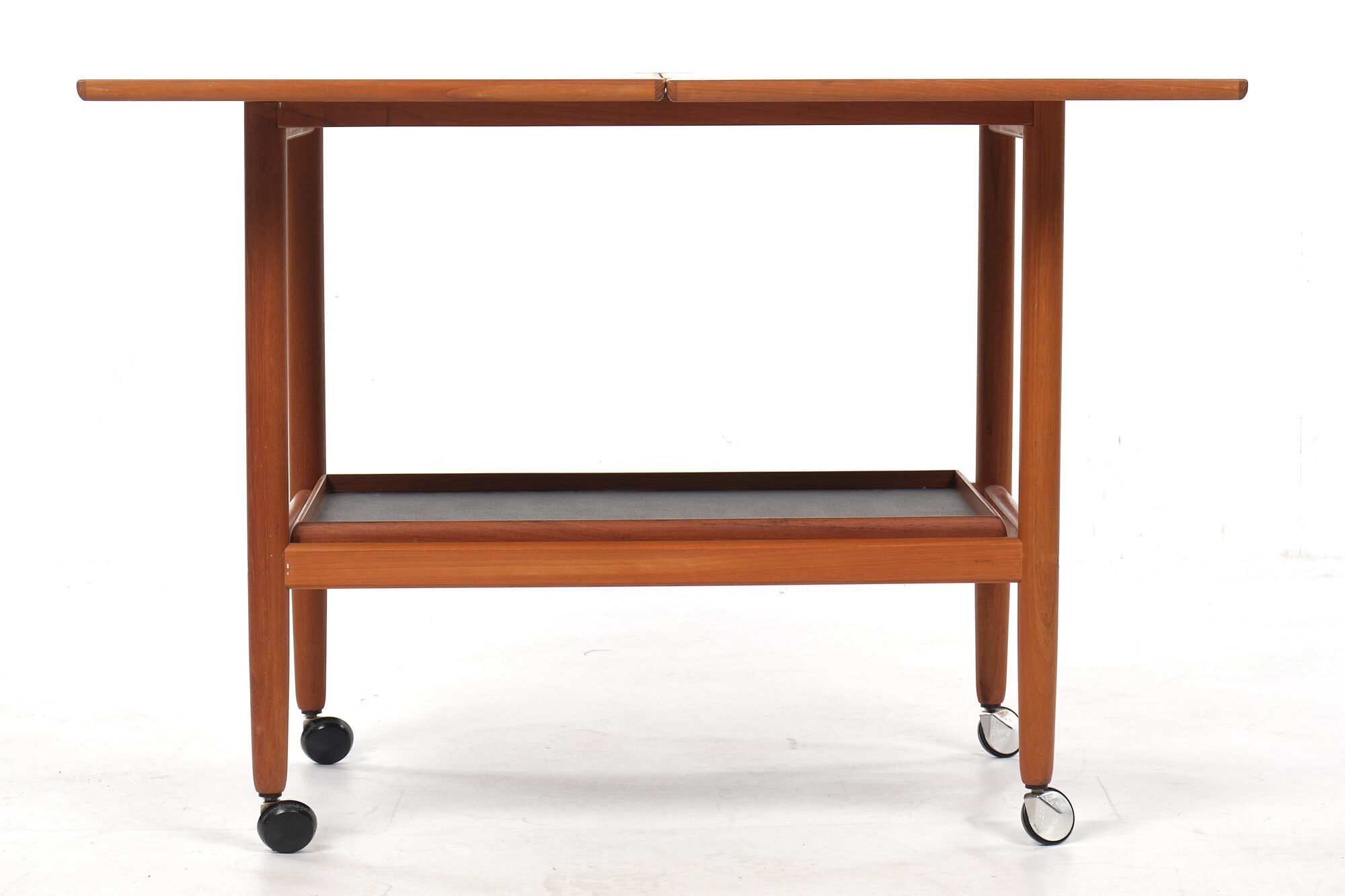 Tea cart with folding table top, Poul Jeppesen, Denmark, circa 1965