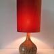 Vintage pyrite stone lamp