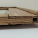 Mirror weathered wood ice beveled vintage 76 cm x 96 cm