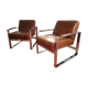 Paire de fauteuils vintages
