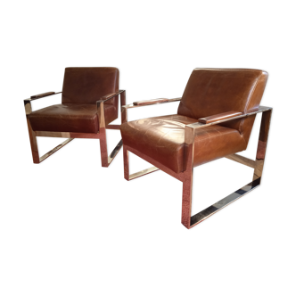 Pair of vintage armchairs