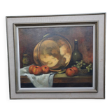 Tableau nature morte signé J.Heitman