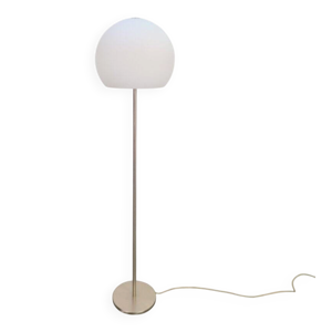 Lampadaire en verre opalin
