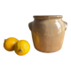 Old stoneware pot / storage jar / jam jar