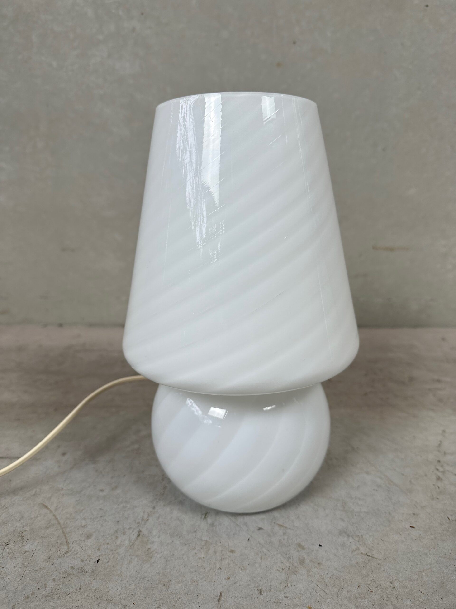 Murano 'swirl' lamp
