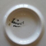 Plat rond Longwy art déco