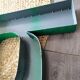 Metal letter P
