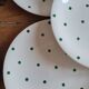 Set de 10 assiettes plates longchamps vintage