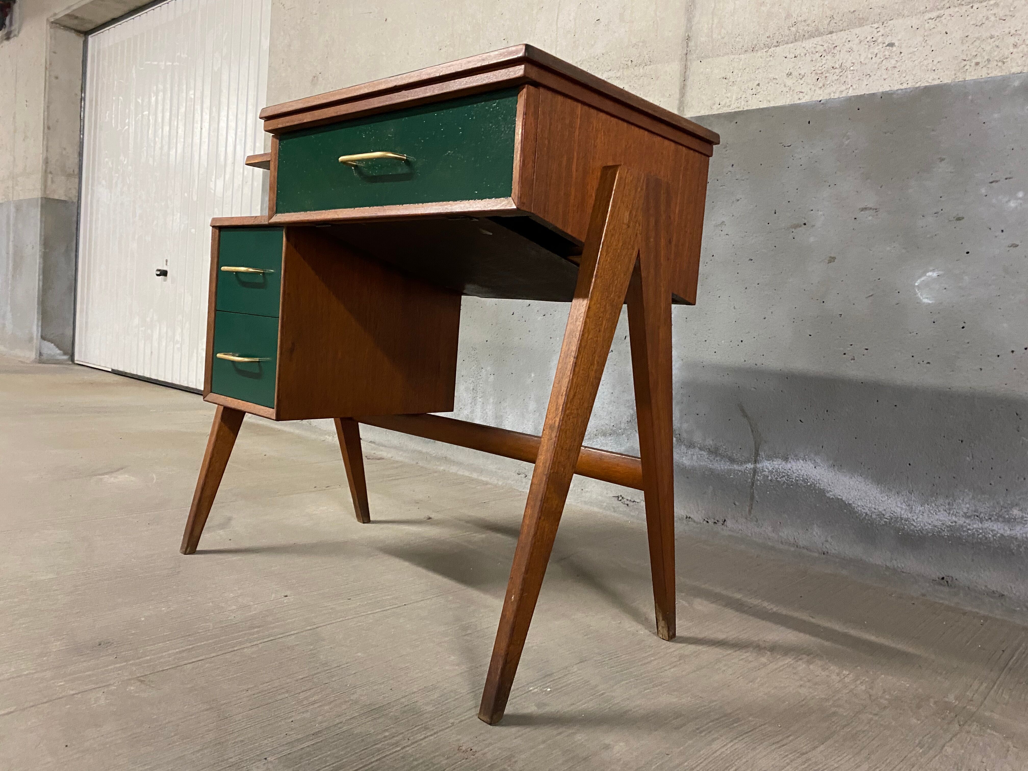 Scandinavian style office by Singer year 1960s
