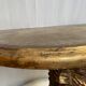 Console murale en bois et stuque dorée ancienne
