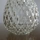 Hanging lamp "drop of water" glass diamond tip of the 50/60