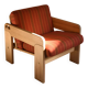 "Skåbu" series armchair by Arne Halvorsen for Krogenæs Møbler