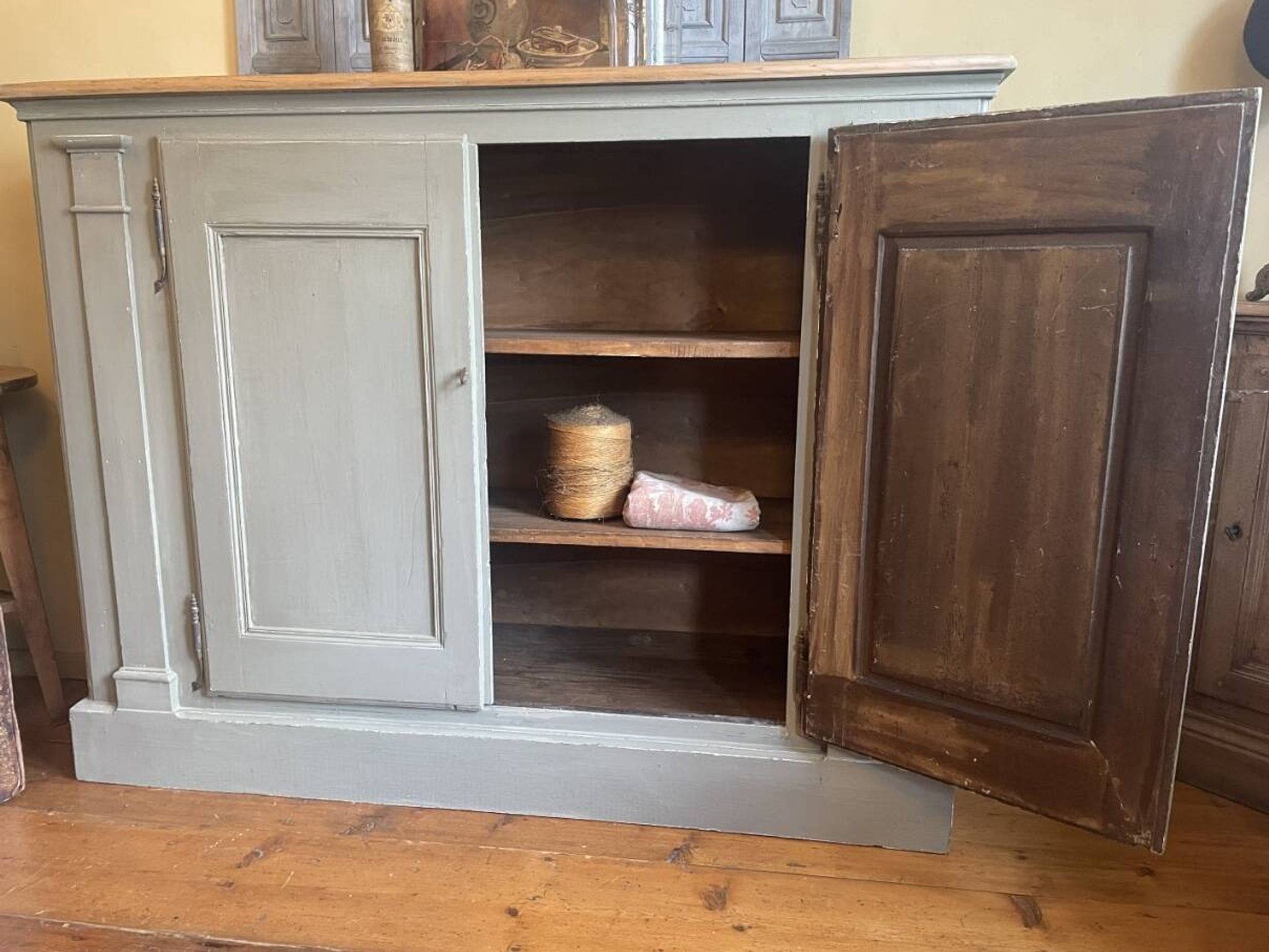 Large kitchen buffet cupboard chest of drawers