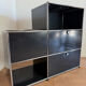 Meuble modulable USM Haller noir