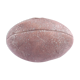 Old leather rugby ball
